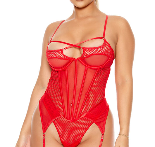 Caught Up O-Net Corset