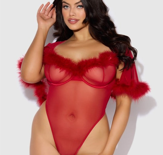 Marilyn Bell-Sleeved Bodysuit